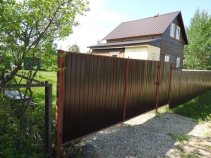 Распашные ворота для дачи