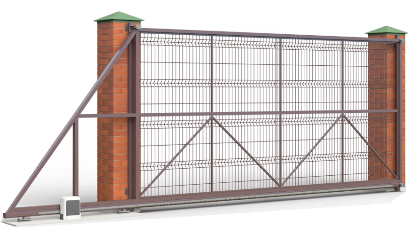 Откатные ворота в Москве и Московской области