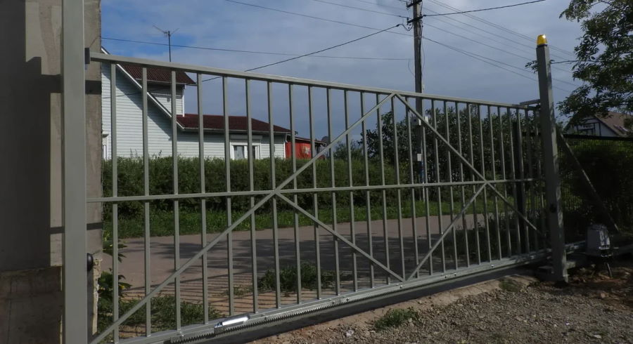 откатные ворота