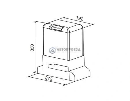 DOORHAN SLIDING-1300 привод для откатных ворот до 1300 кг.