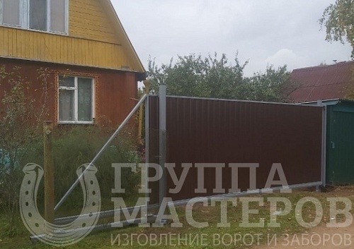 Ворота для дачи с автоматикой Ворота для дачи с автоматикой