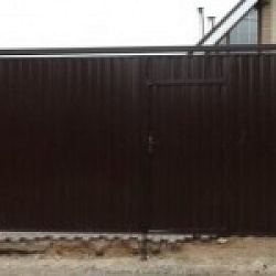 Распашные ворота для дачи