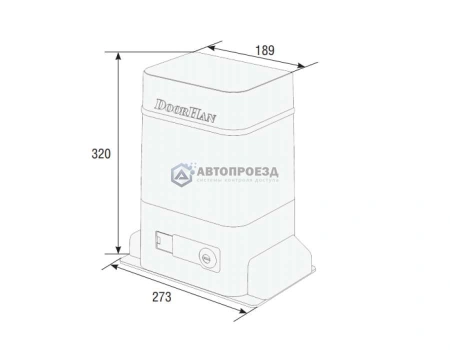 DOORHAN SLIDING-2100PRO привод для откатных ворот до 2100 кг.