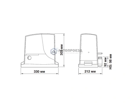 NICE RB500HSBDKIT автоматика для откатных ворот