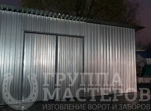 Распашные ворота для ангара Распашные ворота для ангара