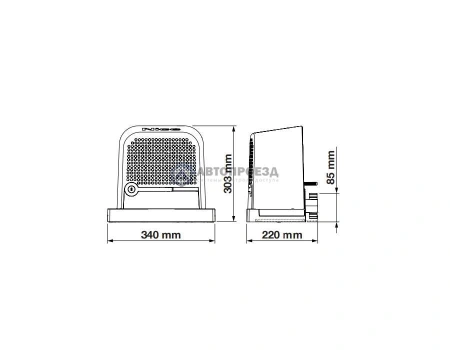 NICE RO600KCE комплект для откатных ворот NICE RO600KCE комплект для откатных ворот